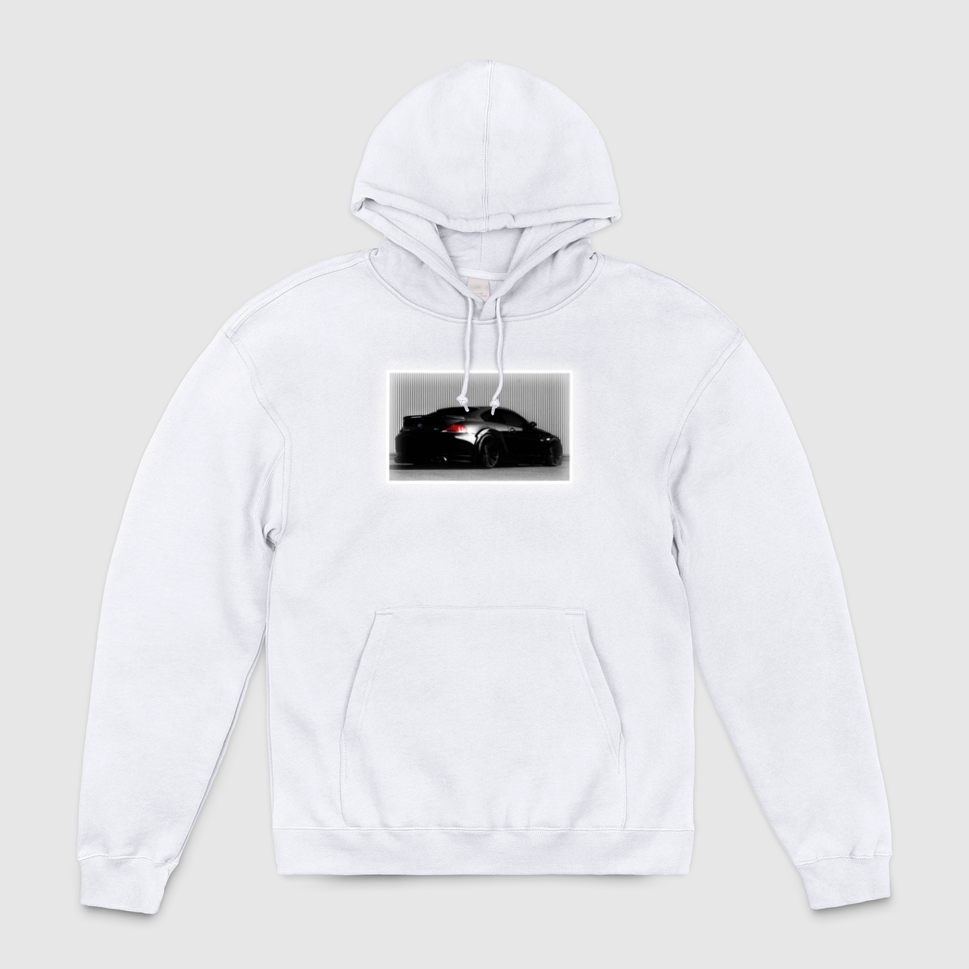 e63 White Glow Unisex Pullover Hoodie