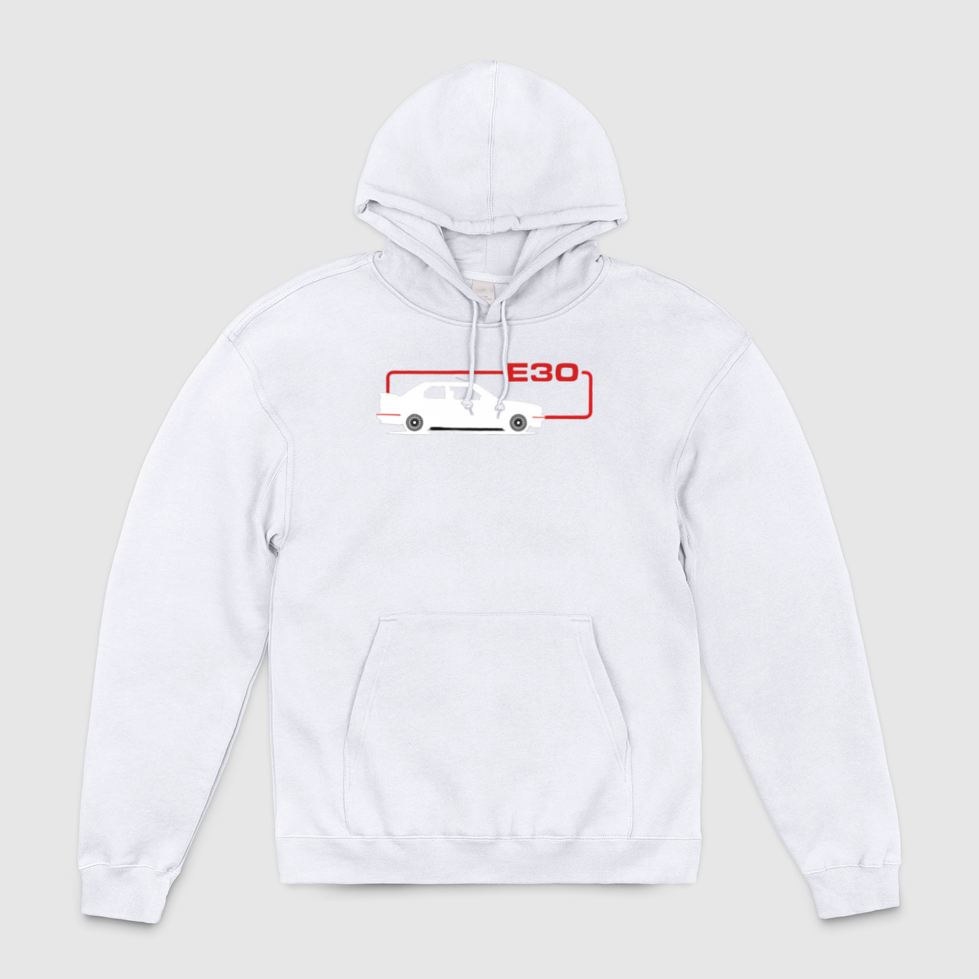 e30 Side Outline Unisex Pullover Hoodie