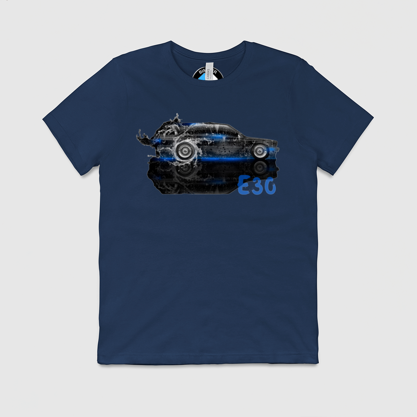 e30 Blue Splash Mens Crew Tee