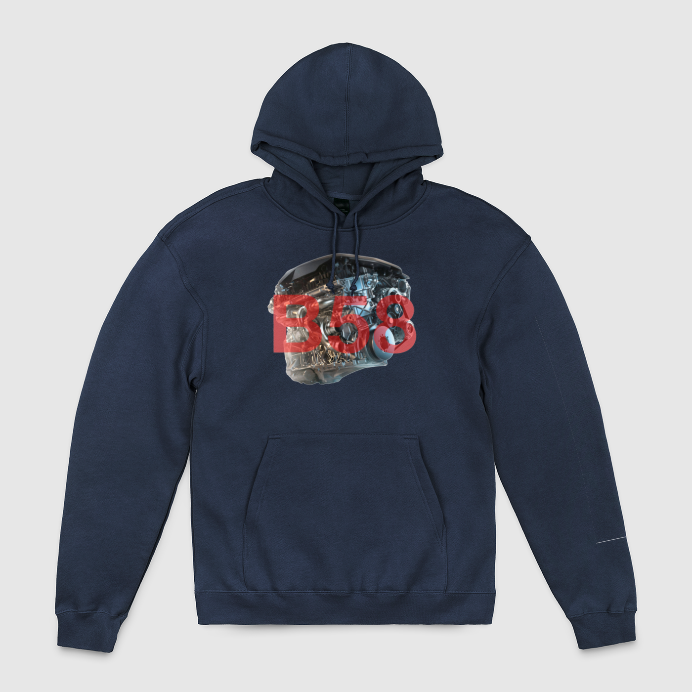 B58 Motor with Text Unisex Pullover Hoodie