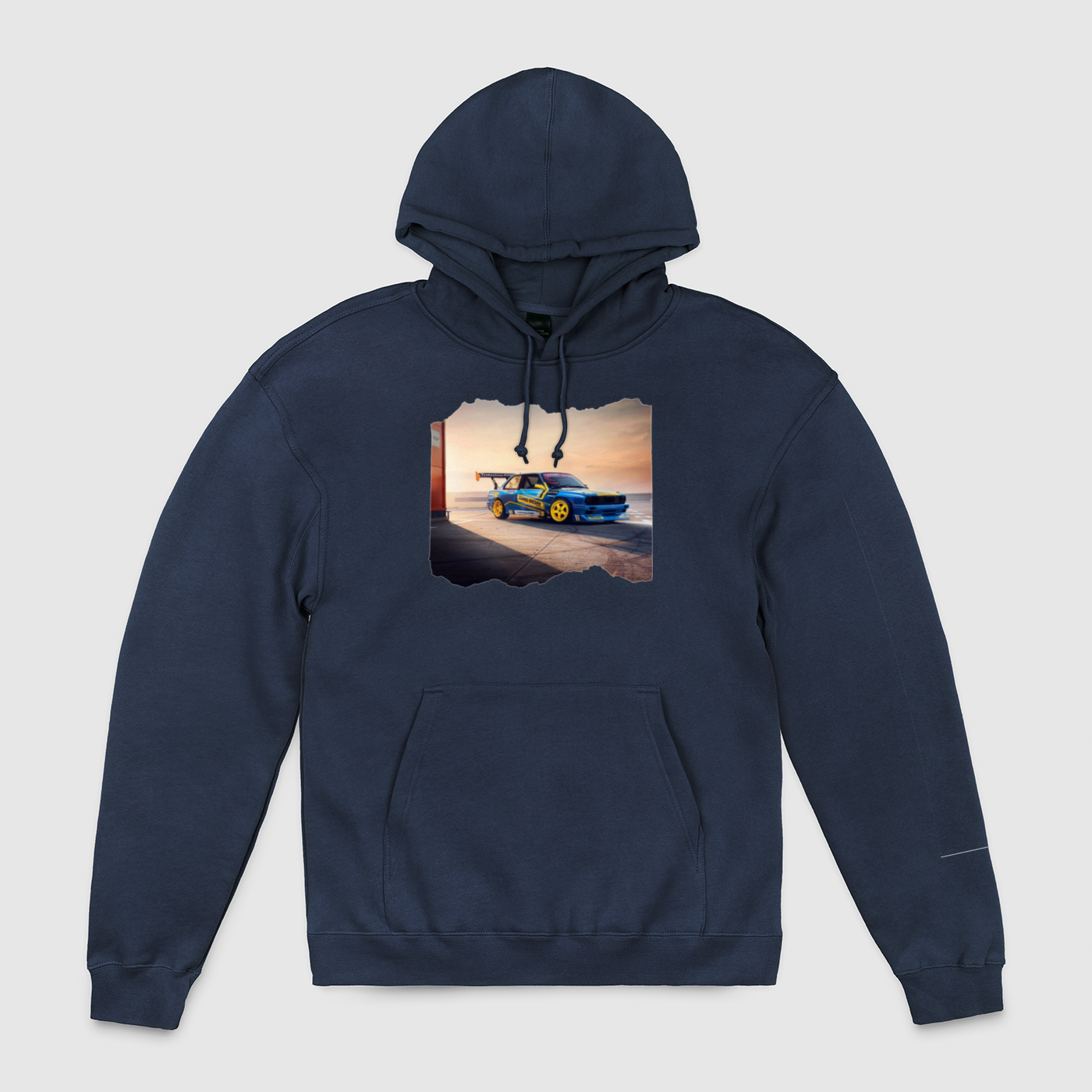 e30 Blue Yellow Unisex Pullover Hoodie