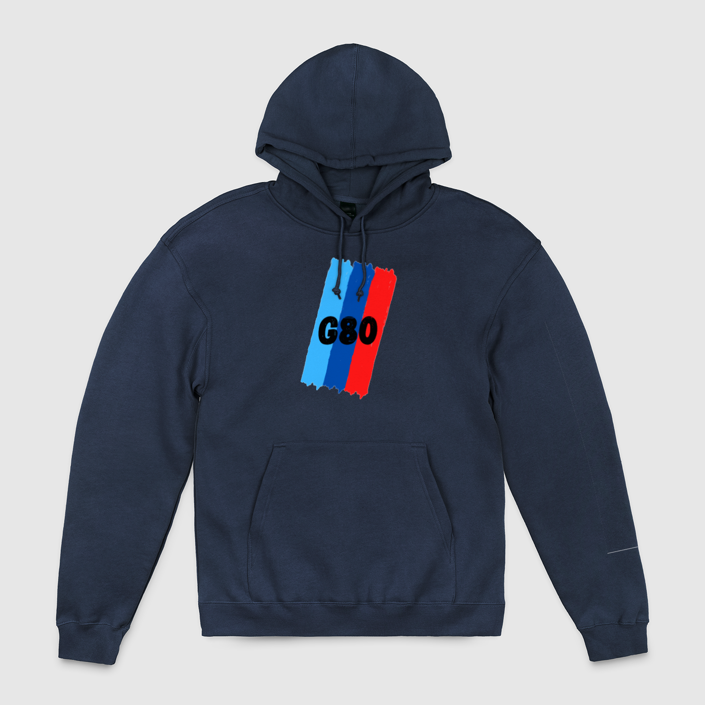 G80 M Stripes Unisex Pullover Hoodie