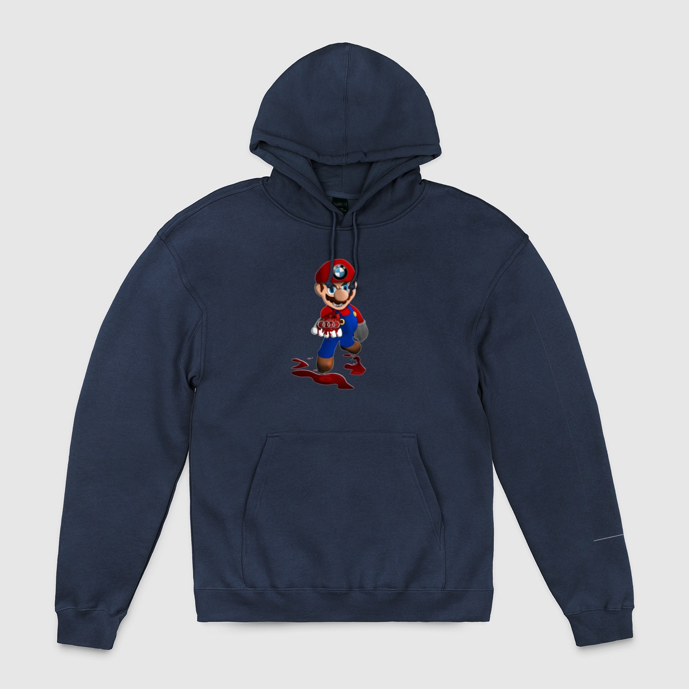 BMW Mario Killing Audi Unisex Pullover Hoodie