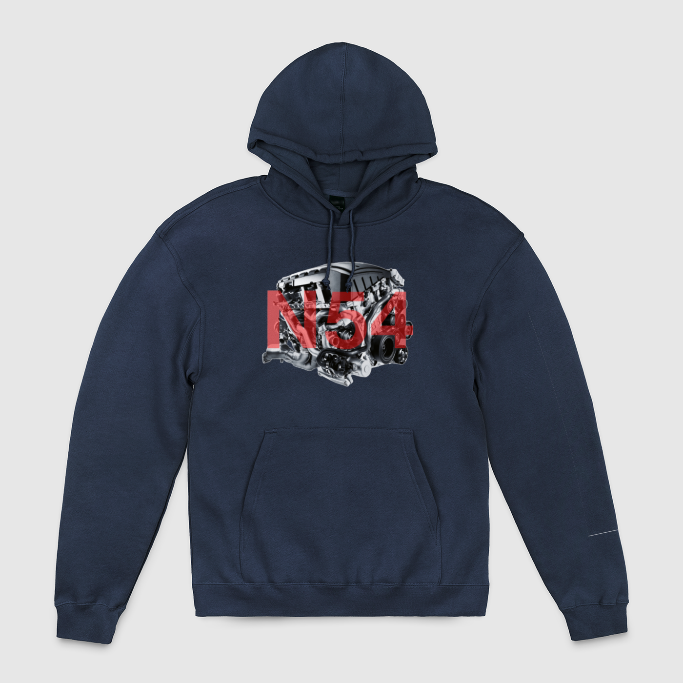 N54 v2 with Text Unisex Pullover Hoodie