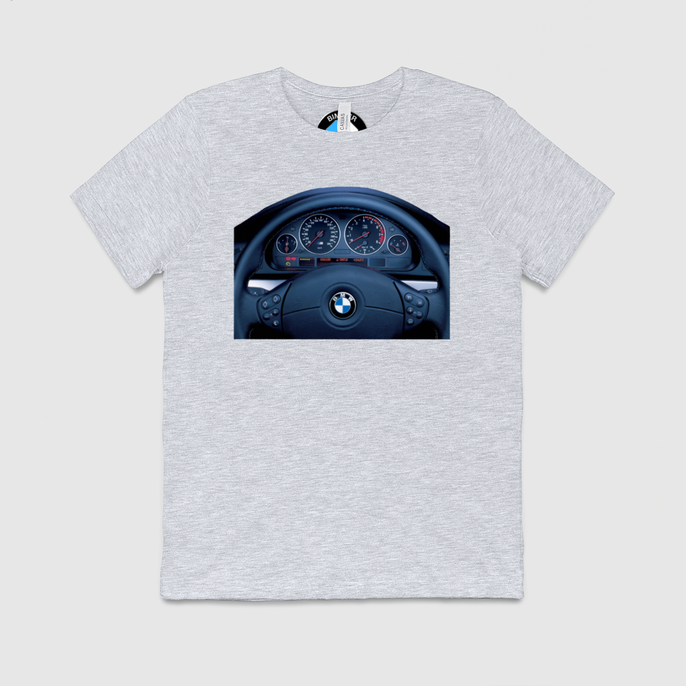 e39 Dashboard Mens Crew Tee, Bella + Canvas