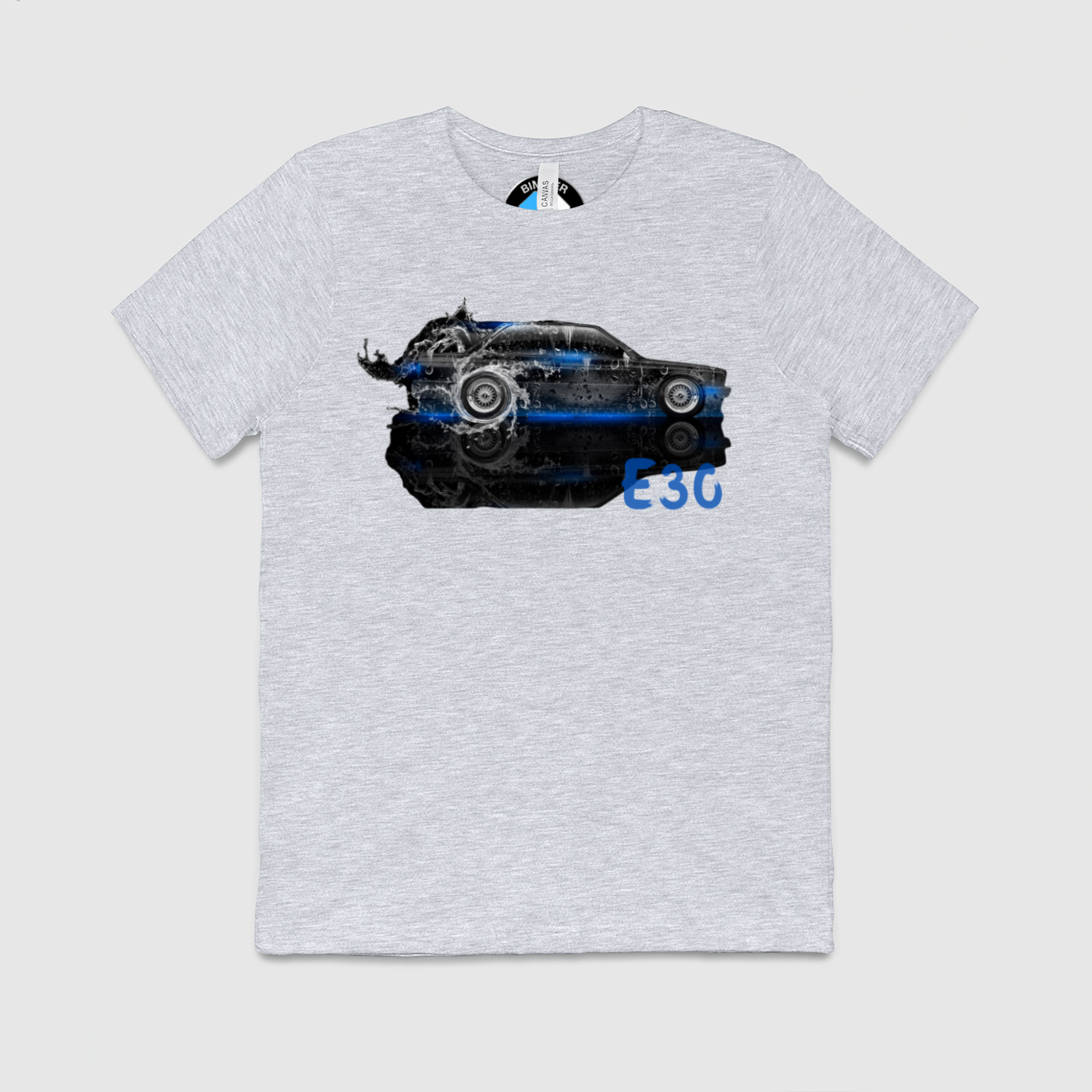 e30 Blue Splash Mens Crew Tee