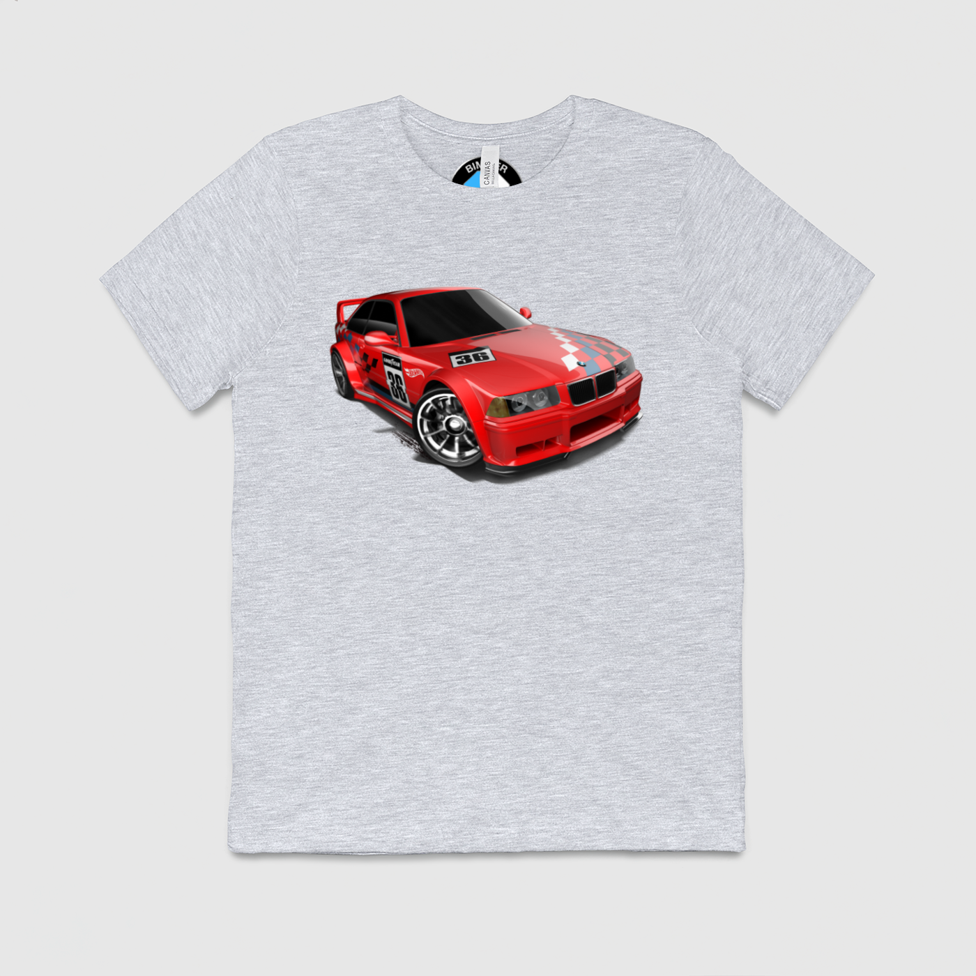 e36 Race Car Mens Crew Tee