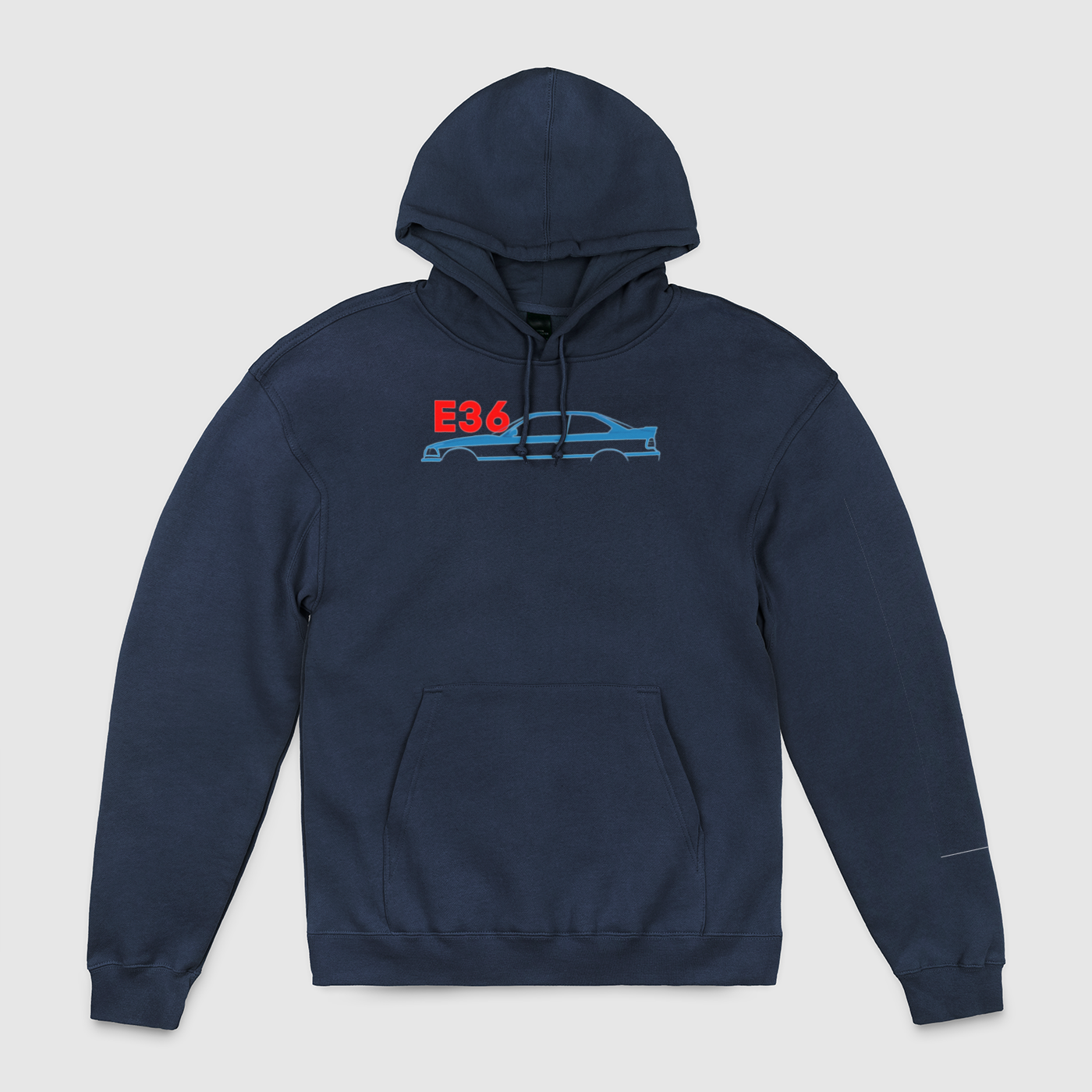 e36 Side Outline Unisex Pullover Hoodie