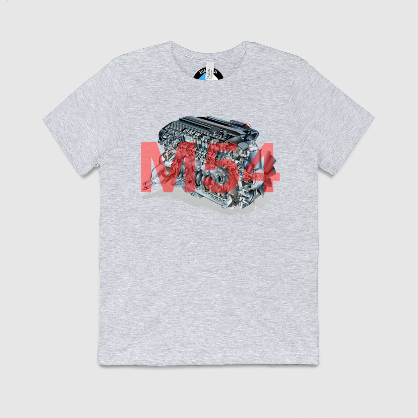 M54 with Text Mens Crew Tee