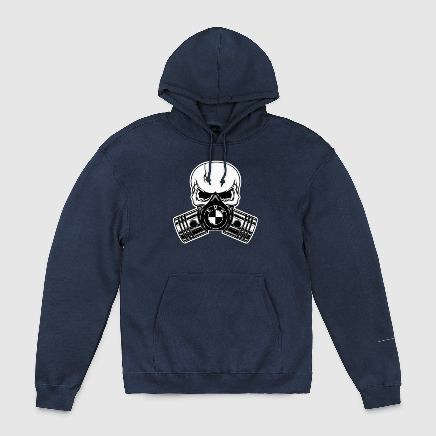 BMW Skull Piston Mask Unisex Pullover Hoodie