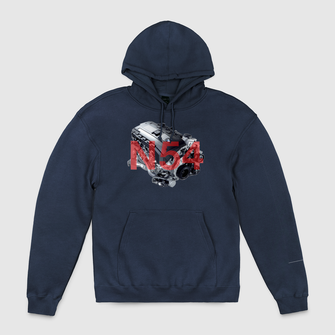 N54 v1 with Text Unisex Pullover Hoodie