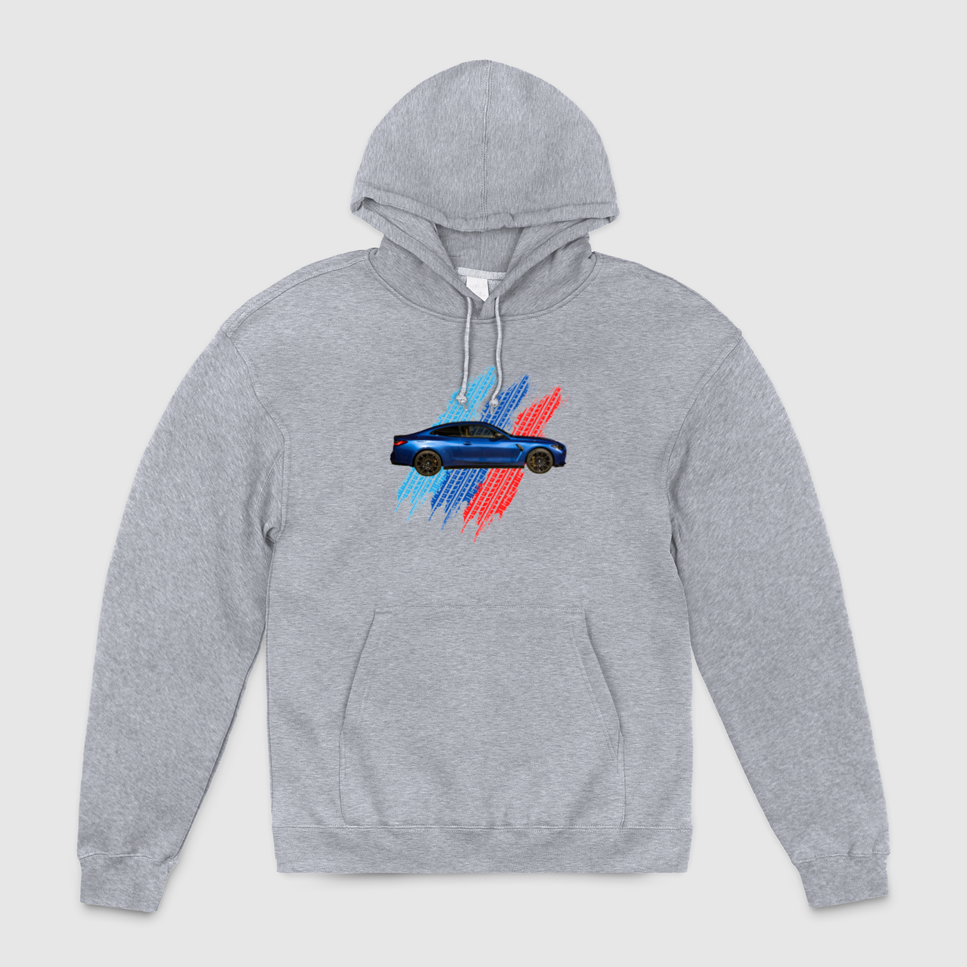 g82 Side View M Stripes Unisex Pullover Hoodie