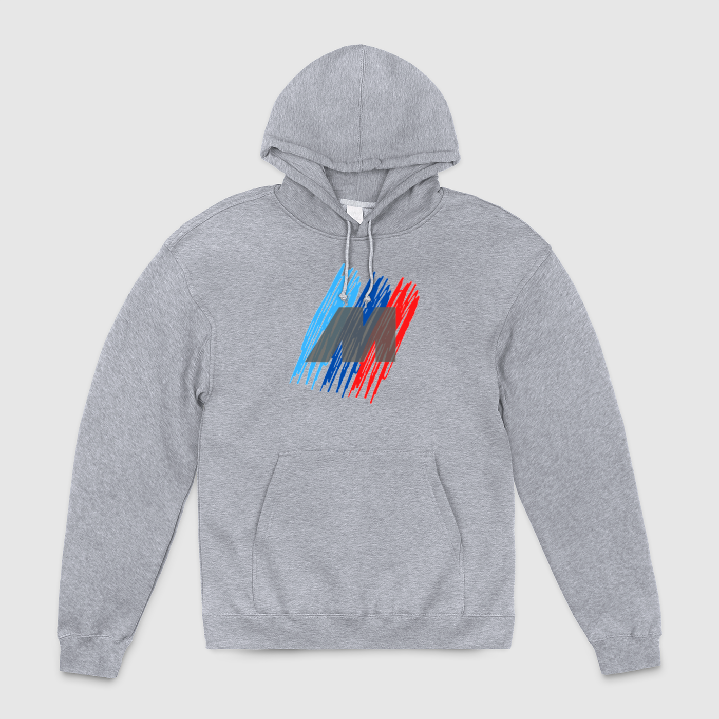 M In Stripes Unisex Pullover Hoodie