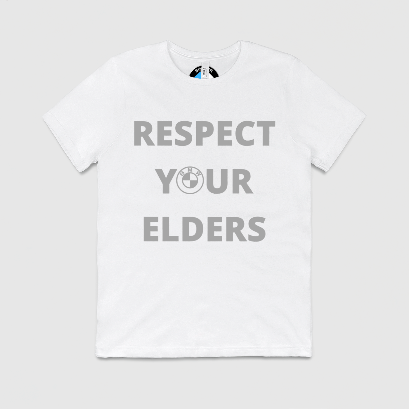 Respect Your Elders Plain Mens Crew Tee