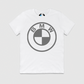 BMW Big Plain Logo Mens Crew Tee