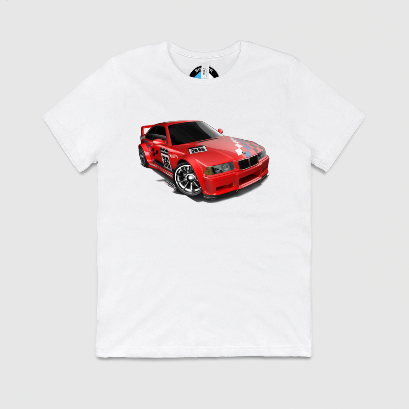 e36 Race Car Mens Crew Tee