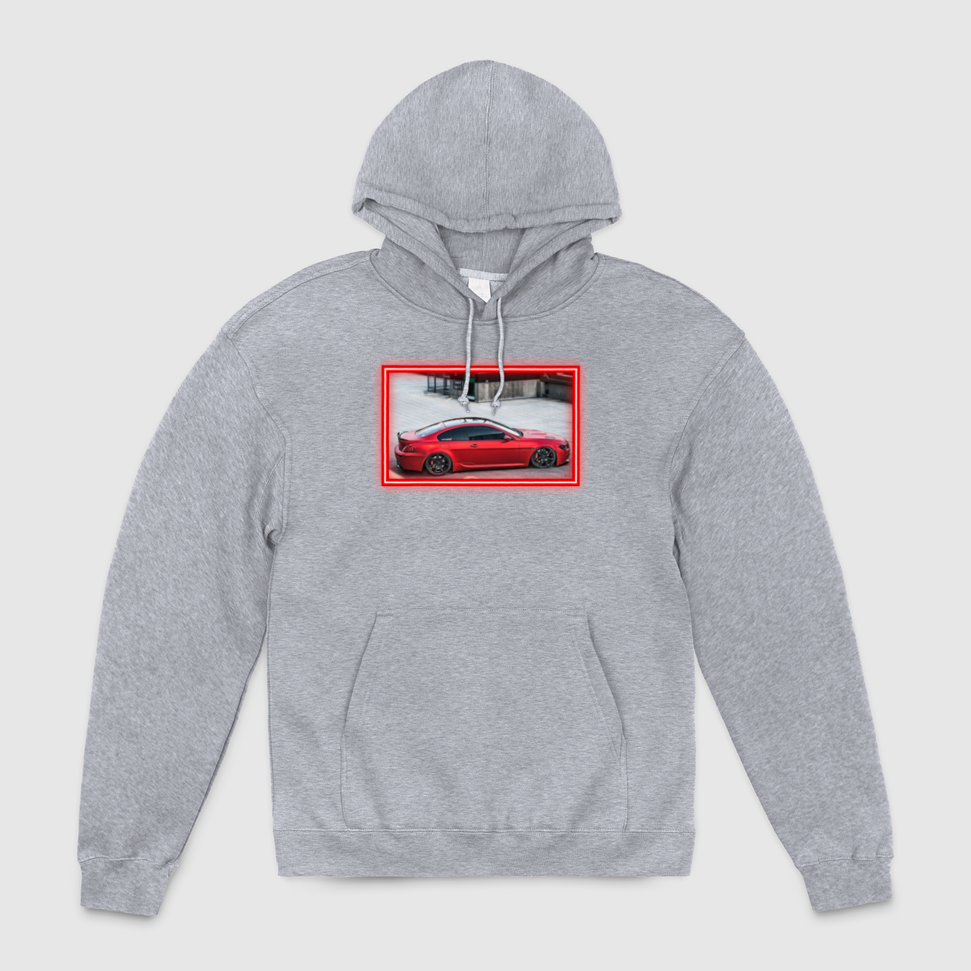 e63 Red Glow Unisex Pullover Hoodie