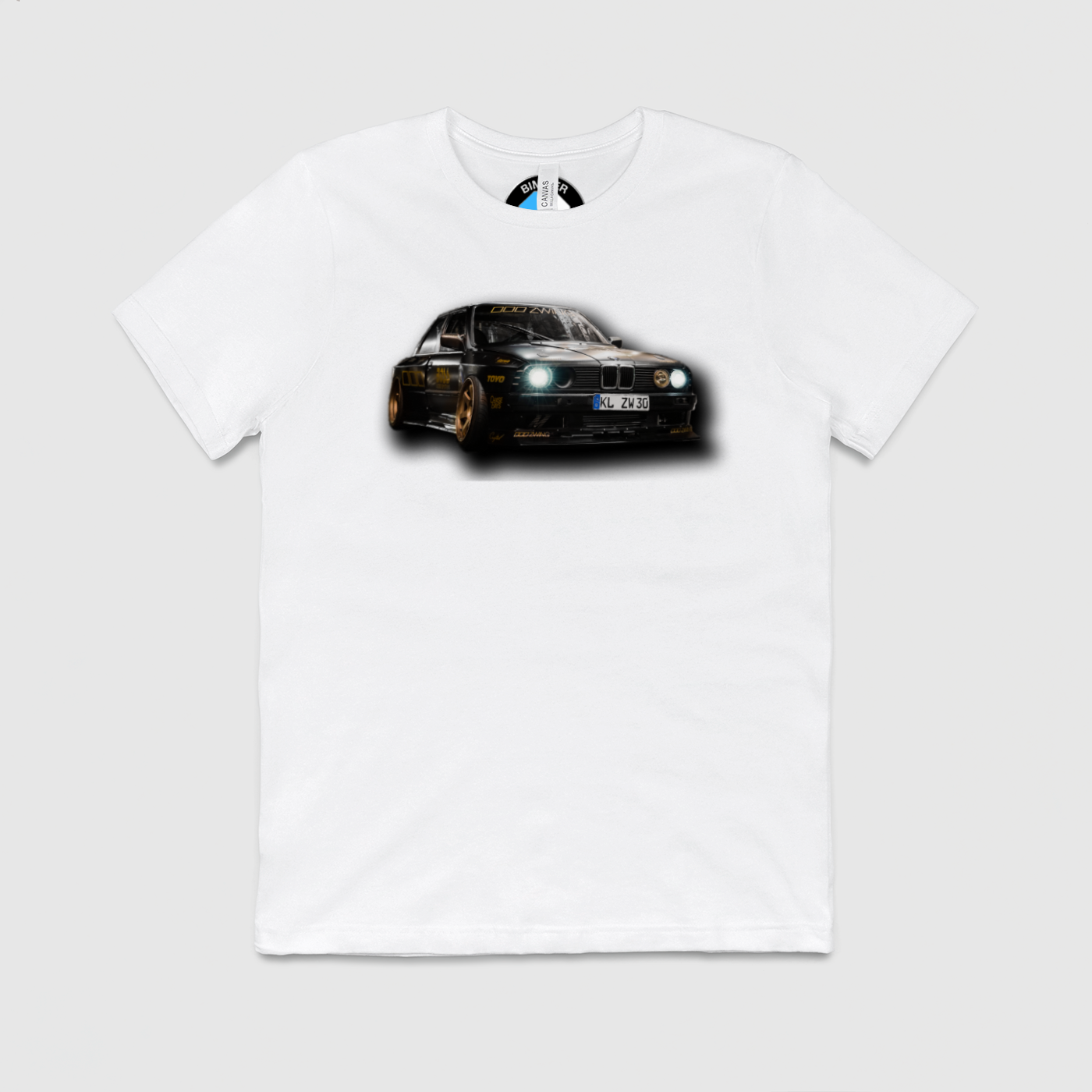 e30 Black Gold Livery Mens Crew Tee