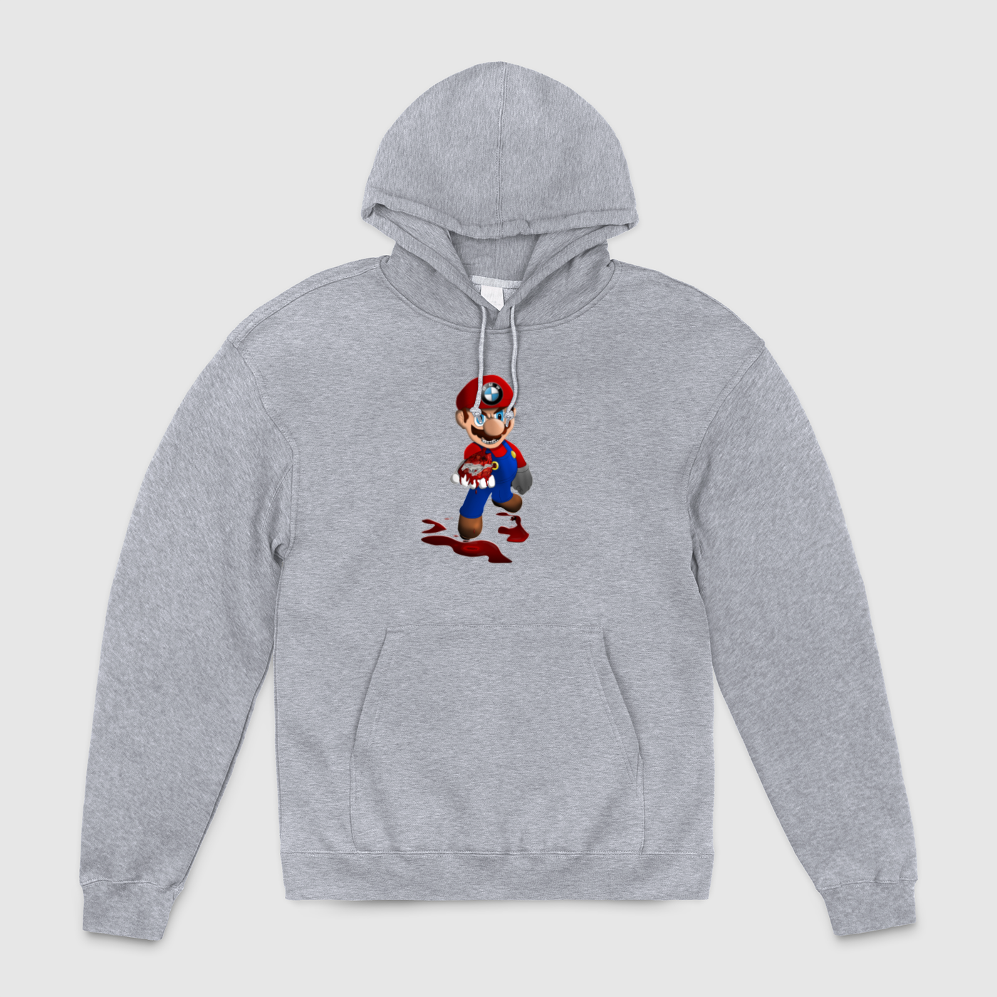 BMW Mario Killing Mustang Unisex Pullover Hoodie