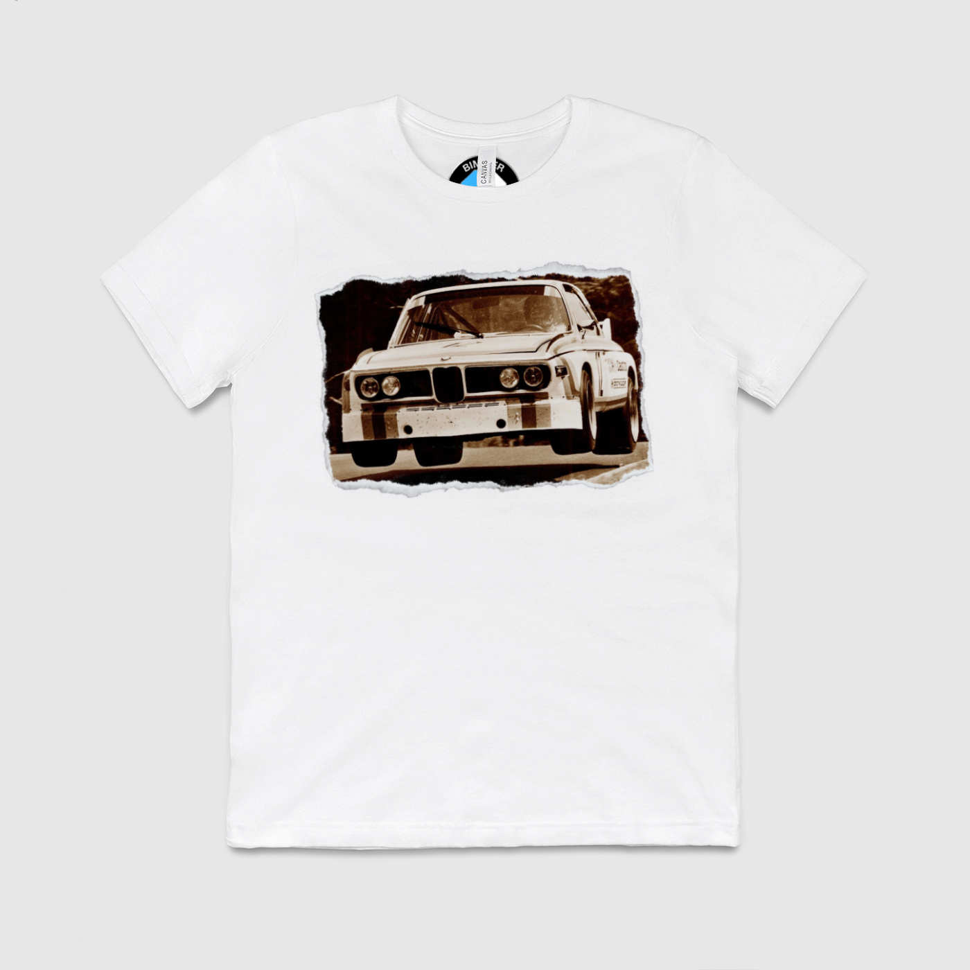 BMW e9 Vintage Racing Mens Crew Tee