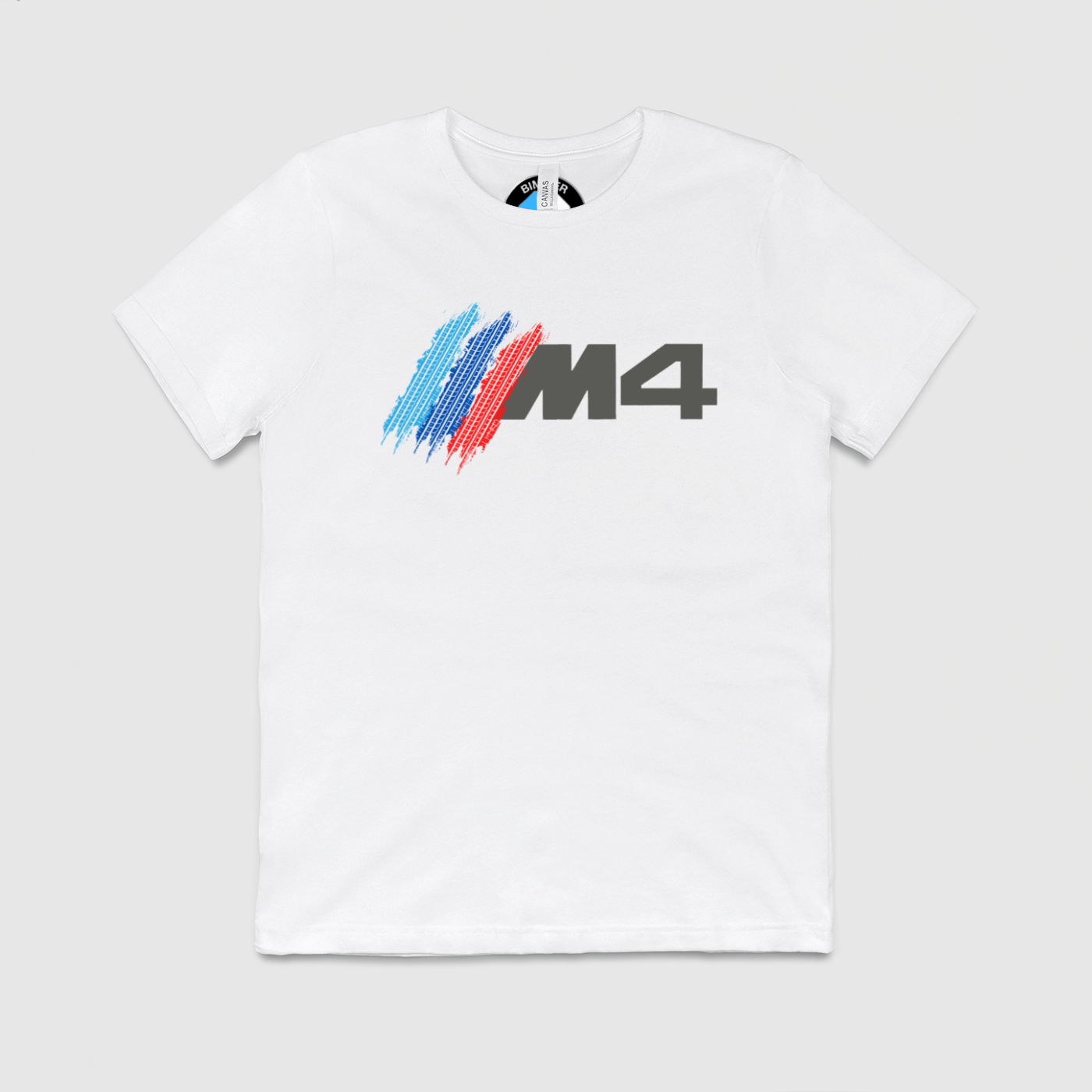 M4 Tire Stripes Mens Crew Tee