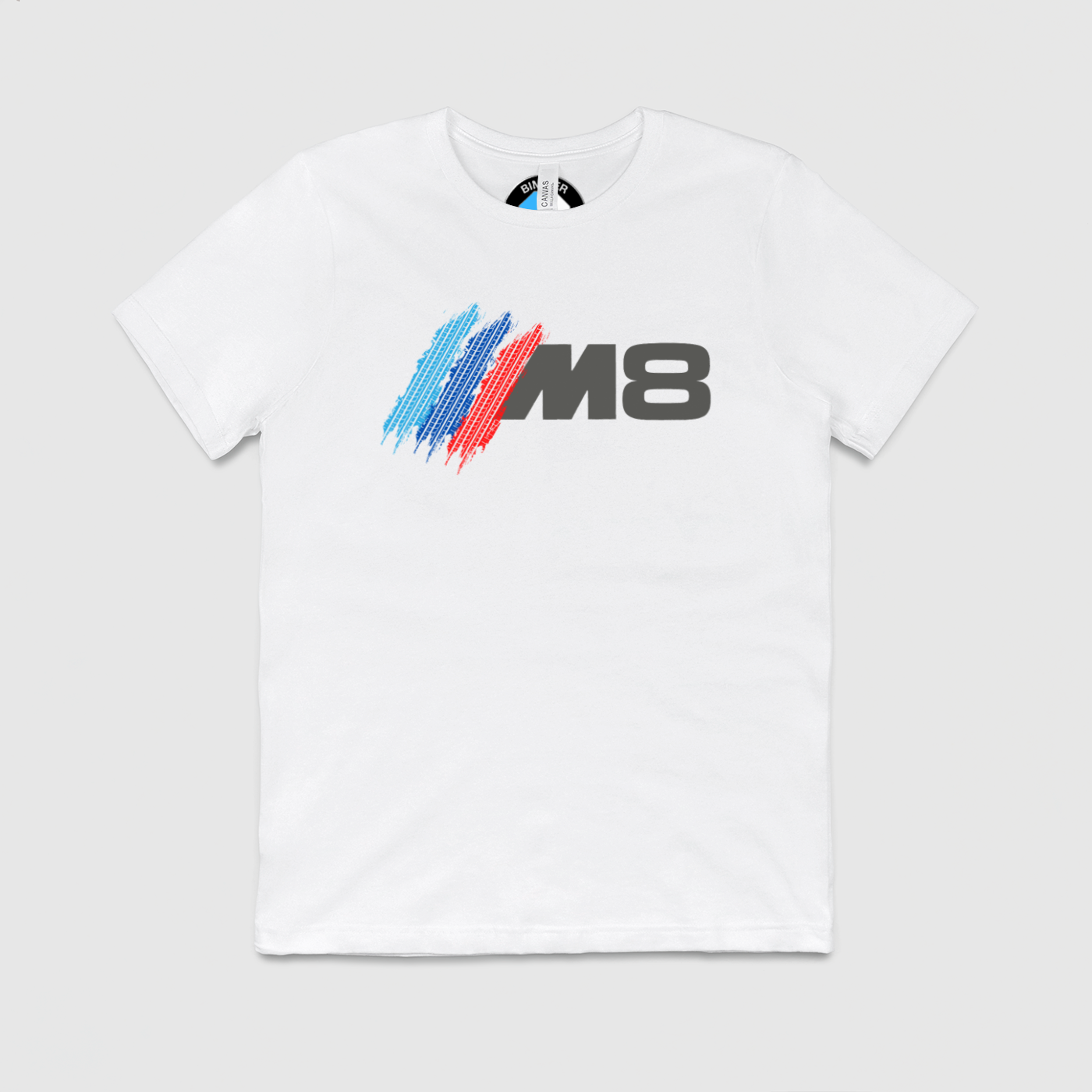 M8 Tire Stripes Mens Crew Tee