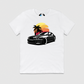 e46 Sunset Palm Tree Mens Crew Tee