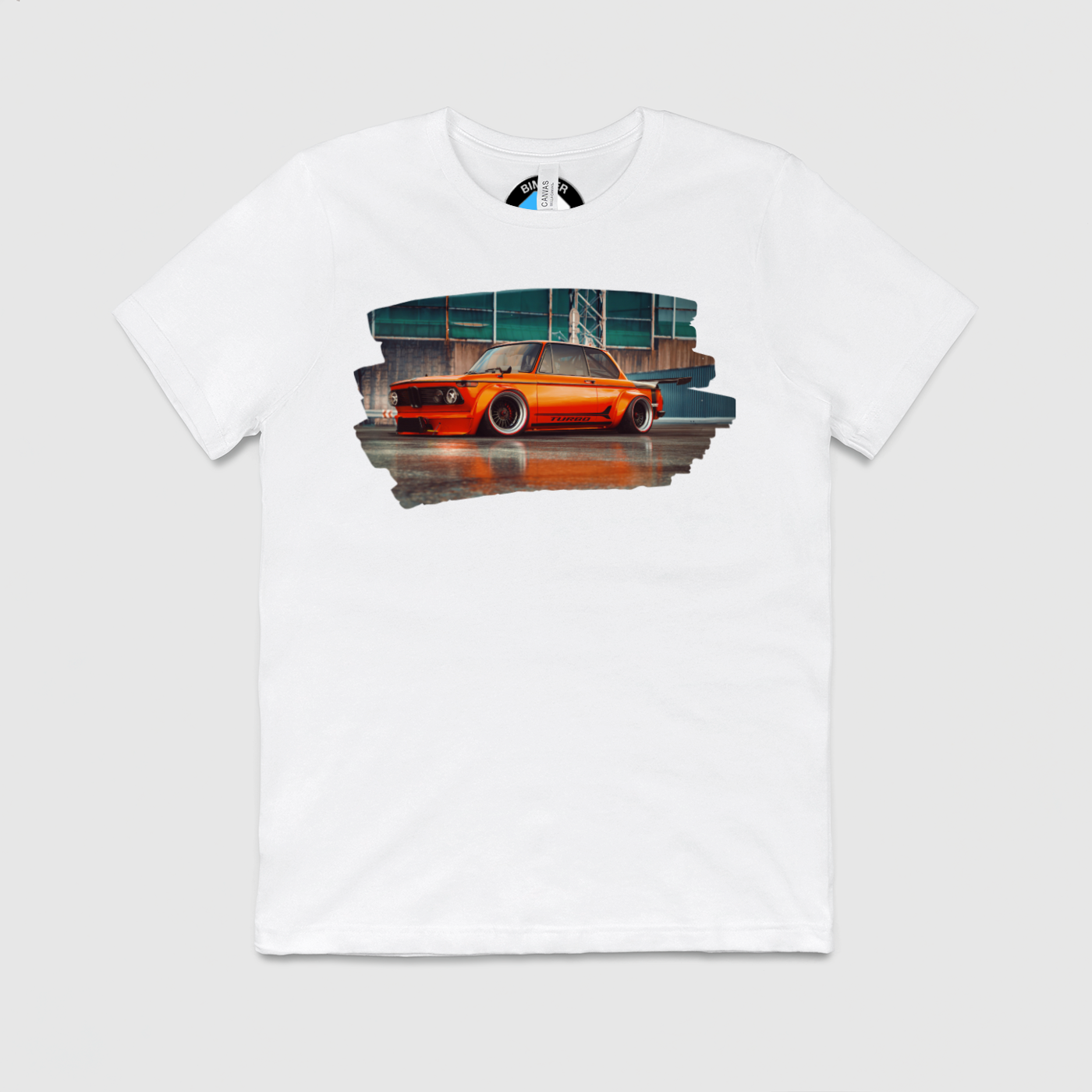 E9 Orange Mens Crew Tee