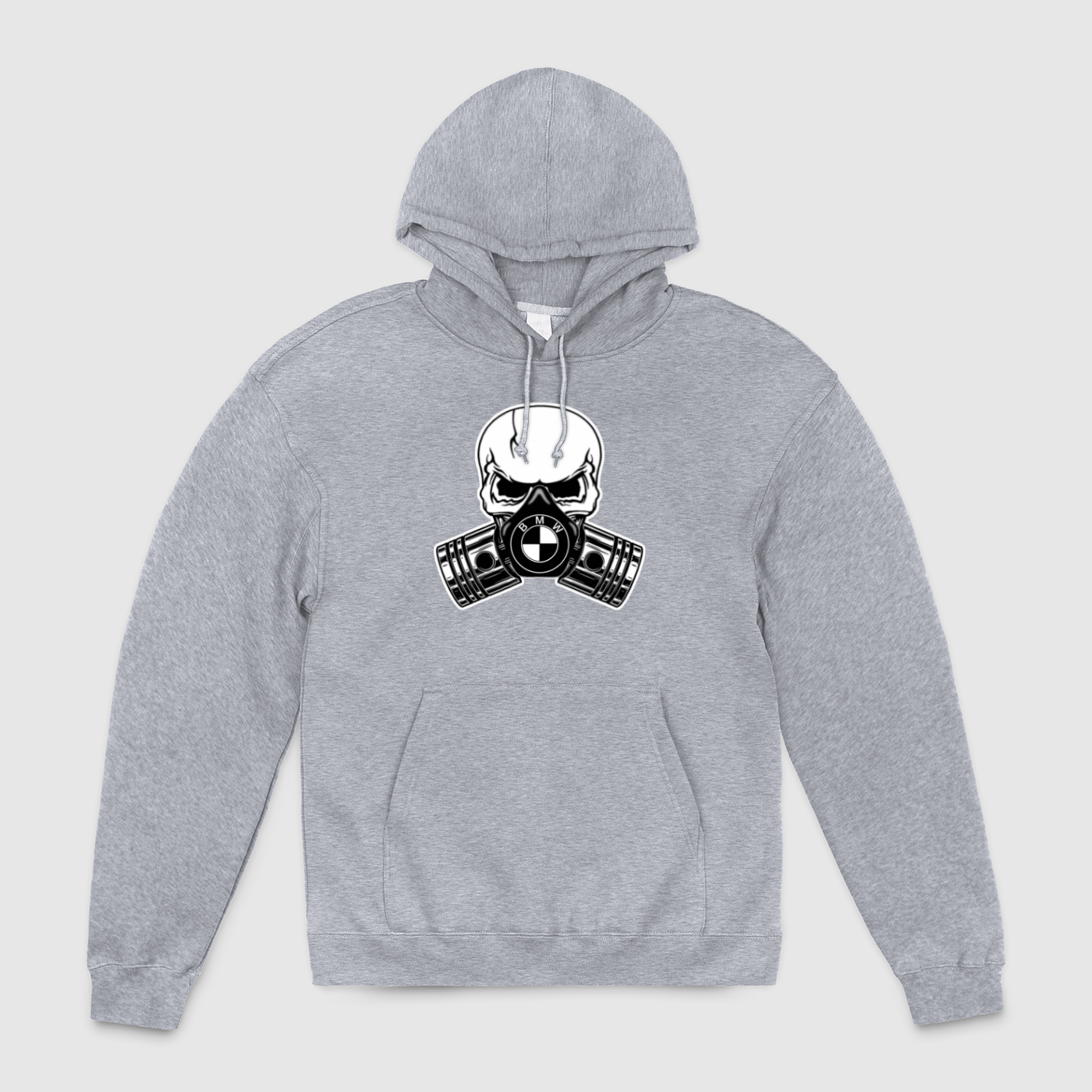 BMW Skull Piston Mask Unisex Pullover Hoodie