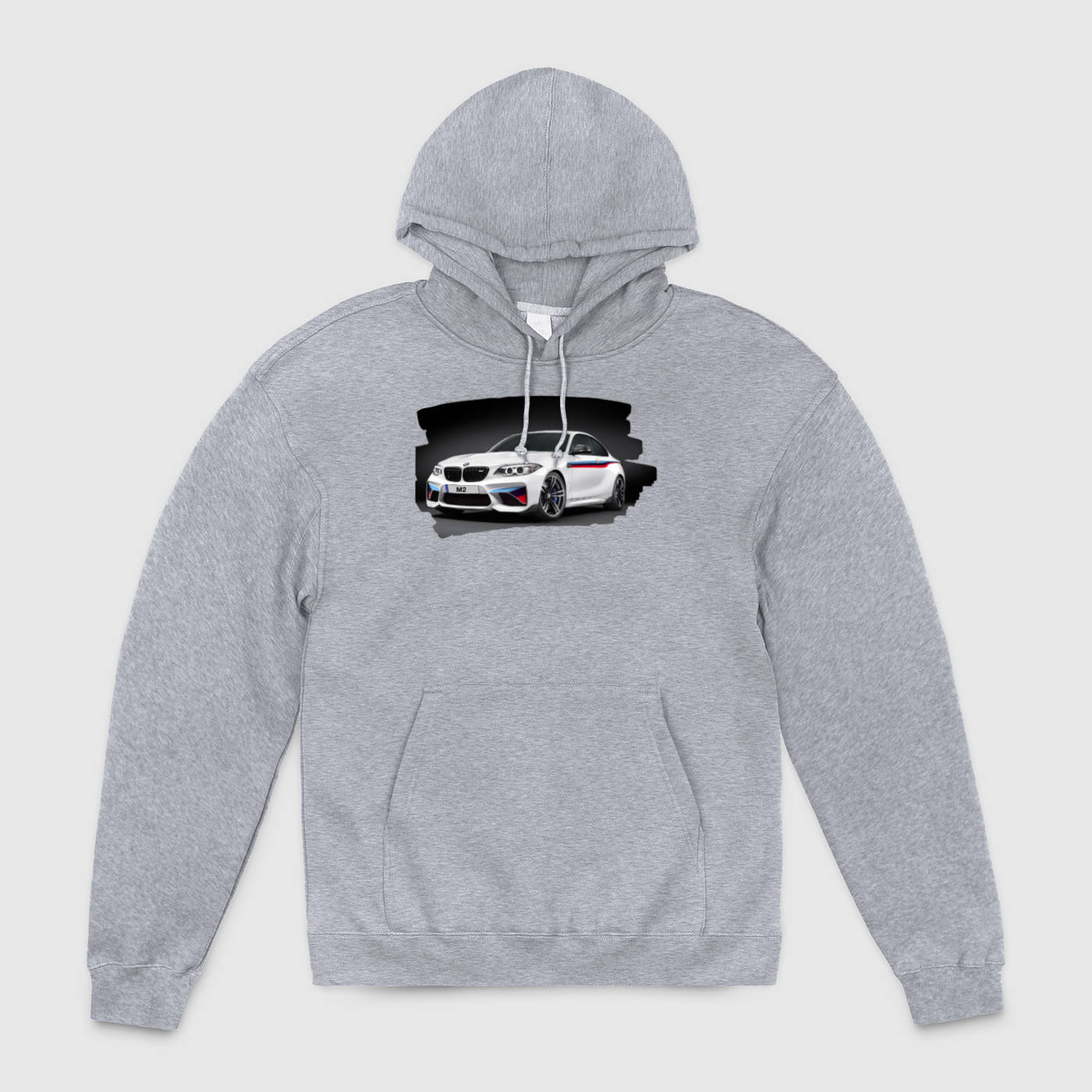 M2 White M Stripes Unisex Pullover Hoodie