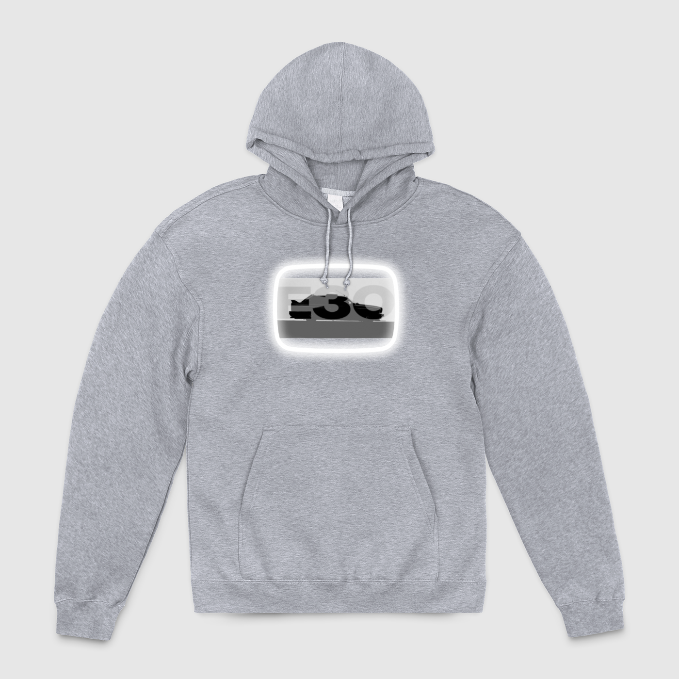 e30 White Glow Unisex Pullover Hoodie