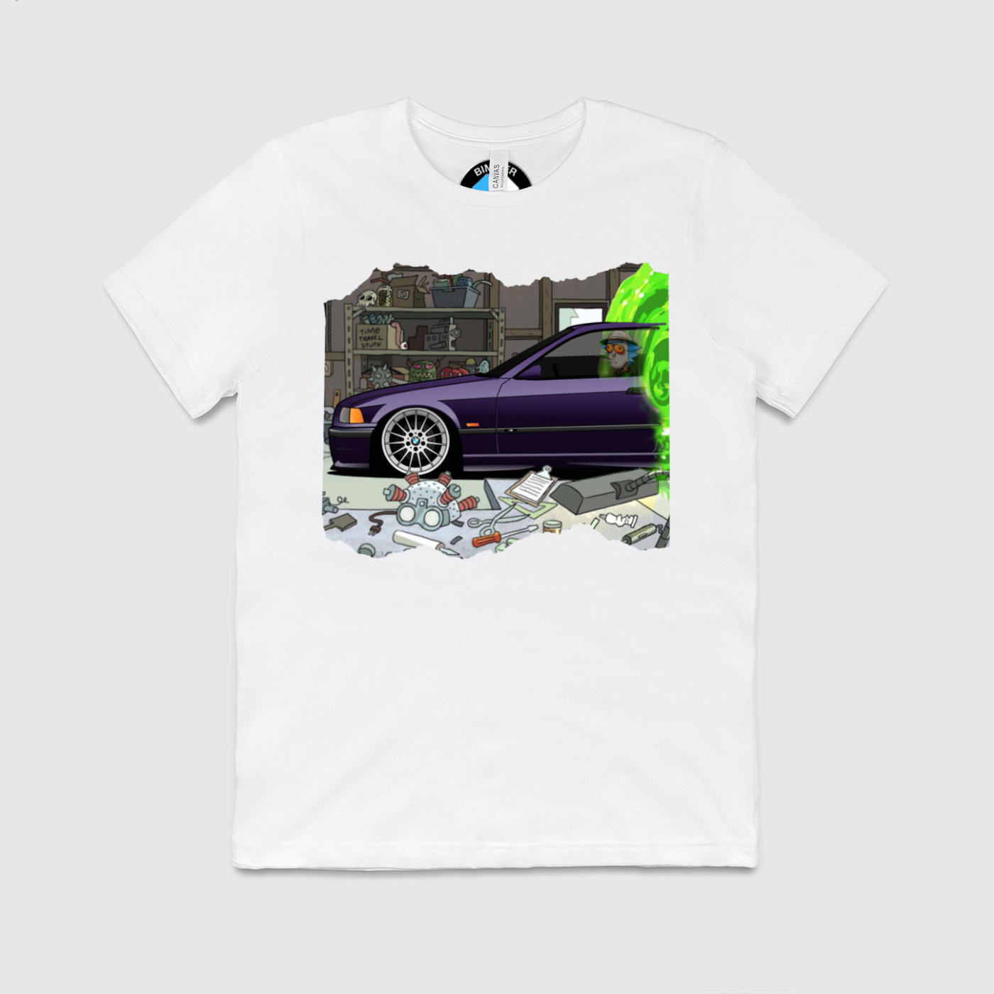 e36 Rick Faded Mens Crew Tee