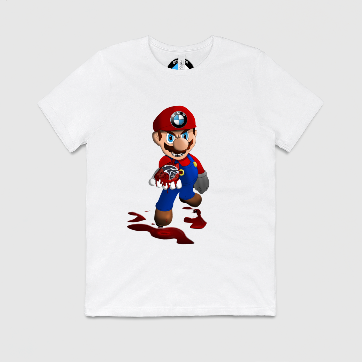 BMW Mario Killing Hellcat Mens Crew Tee