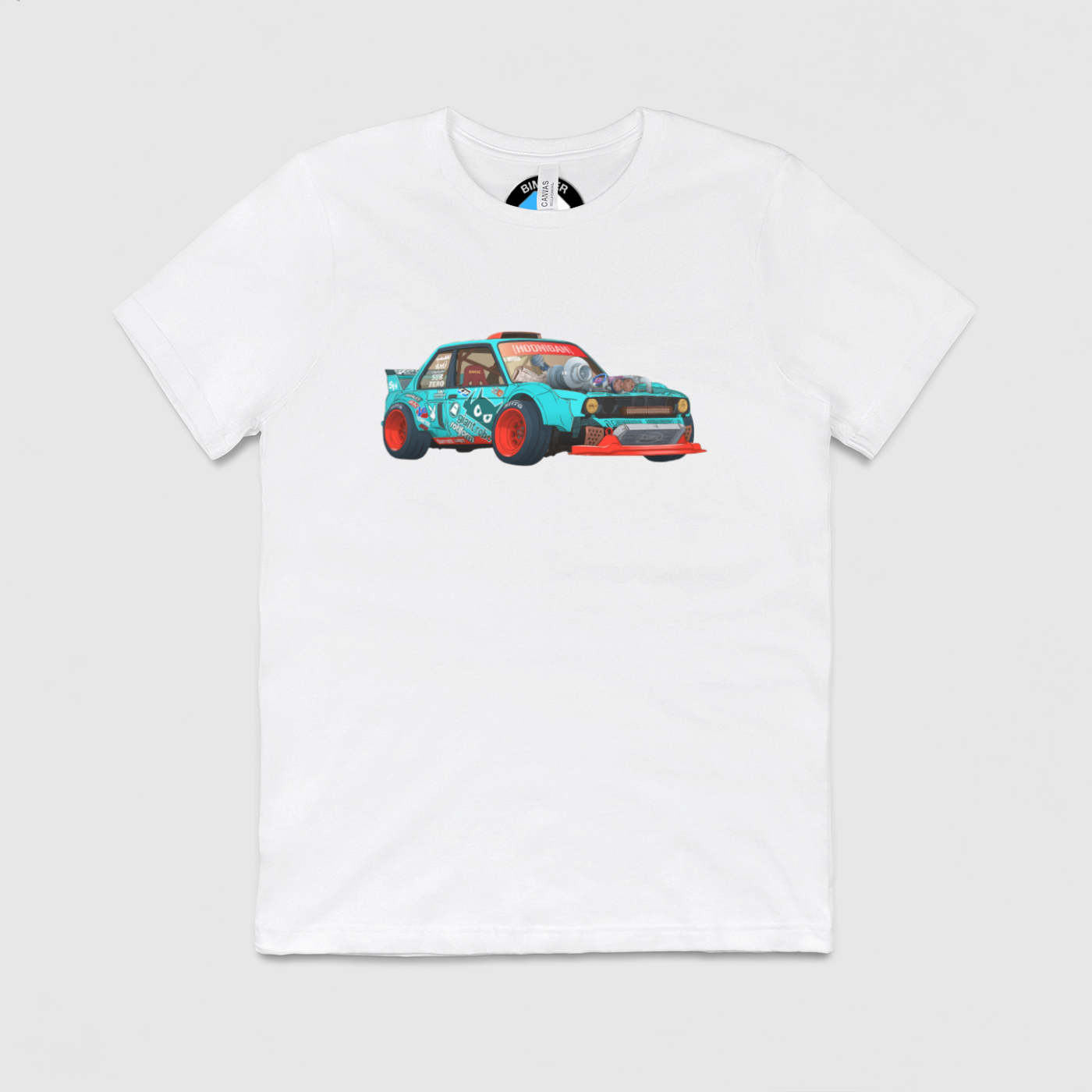 e30 Hoonigan Style Big Turbo Mens Crew Tee