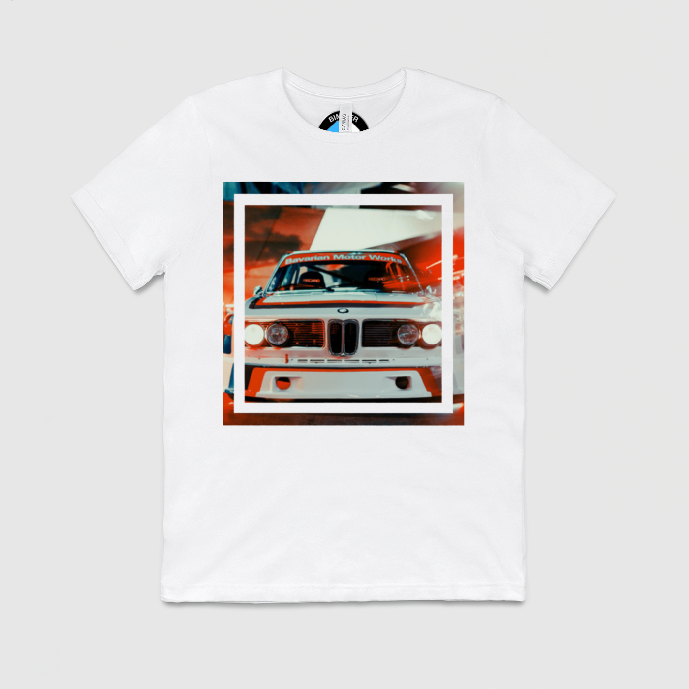 E9 Race Car Blur Mens Crew Tee