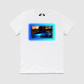 f10 Blue Glow Mens Crew Tee