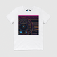 e46 Colorful Cabin Outline Mens Crew Tee