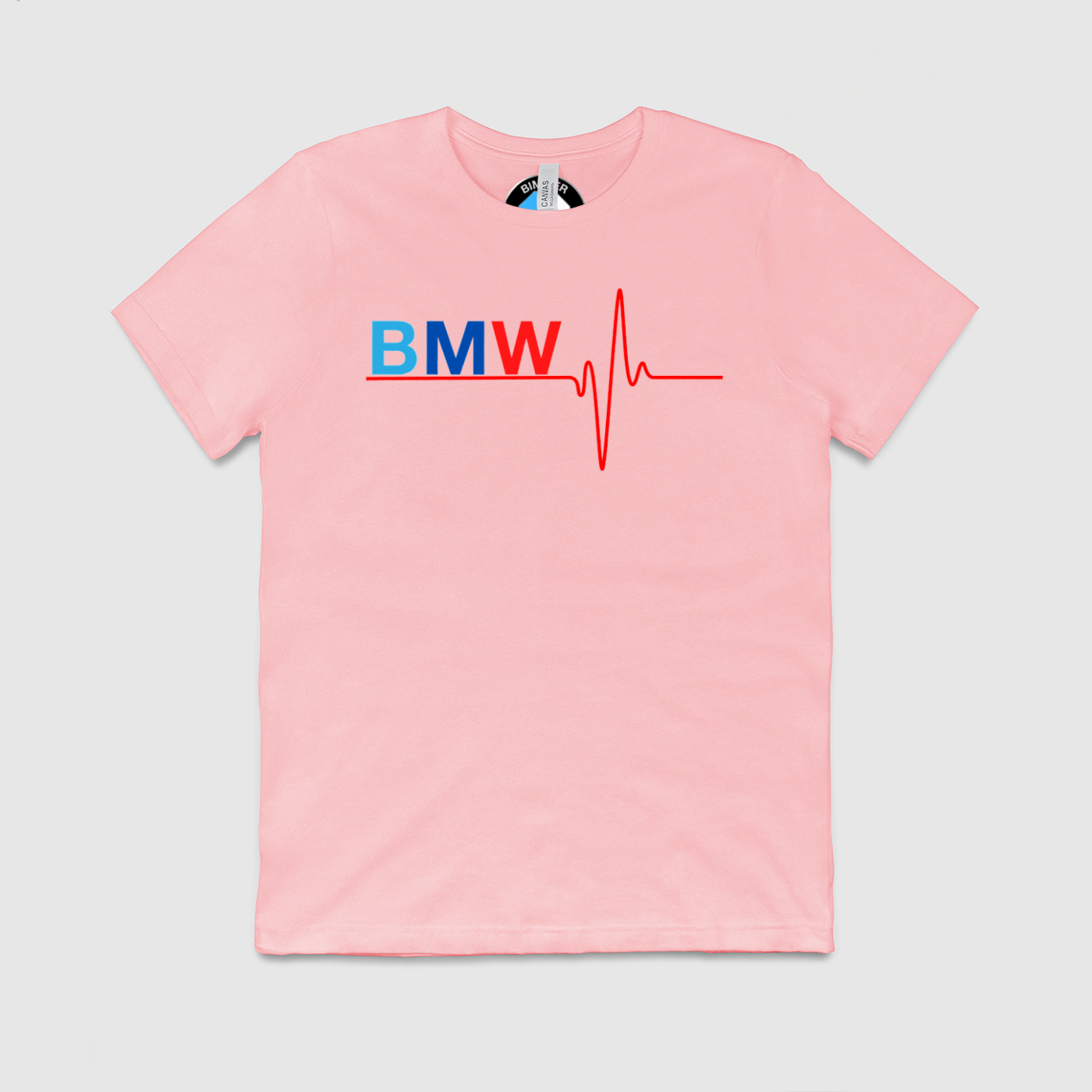 BMW M Colors Heart Beat Mens Crew Tee