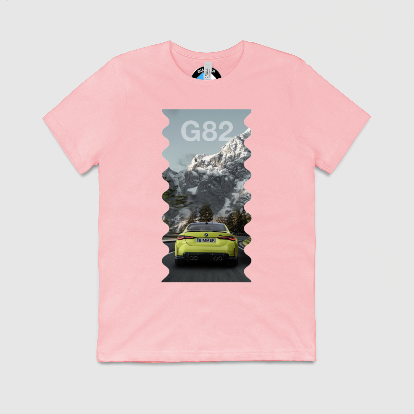 g82 M4 Snow Mountain Mens Crew Tee