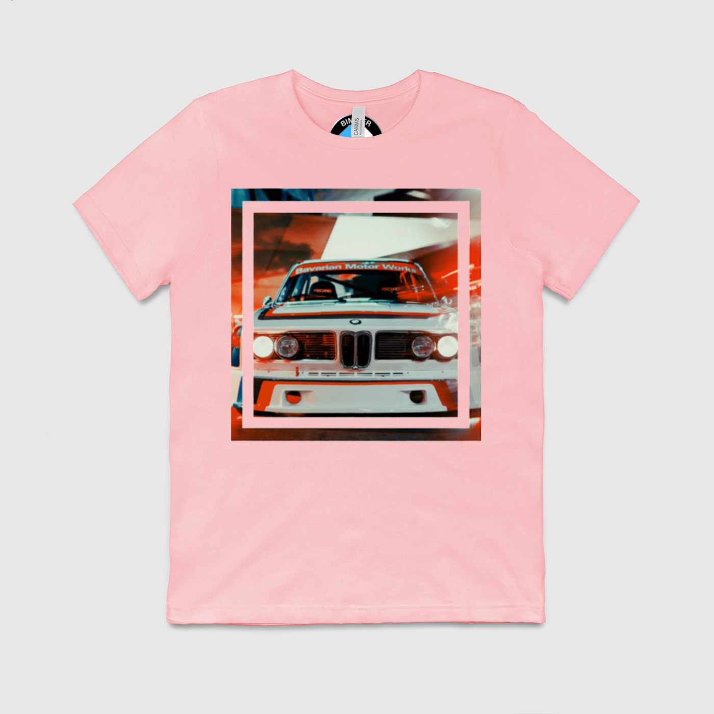 E9 Race Car Blur Mens Crew Tee