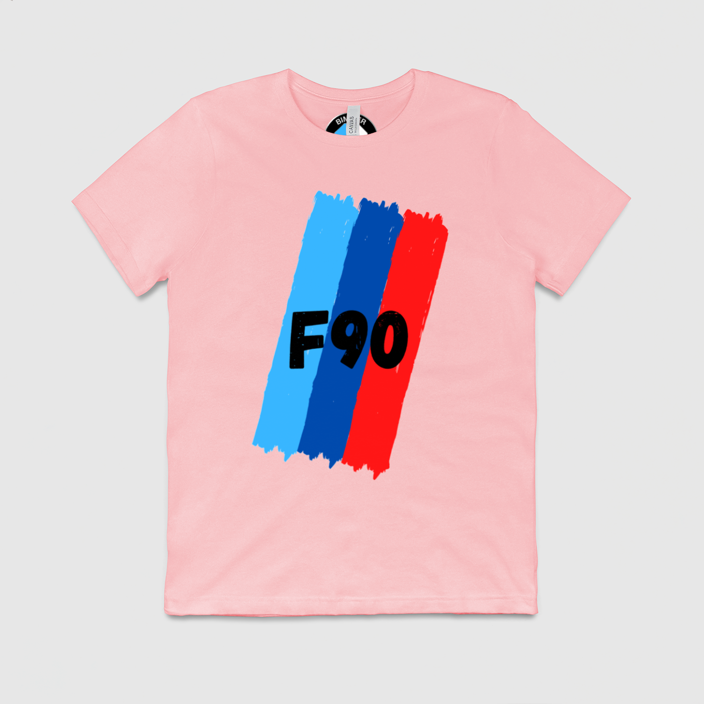 F90 M Stripe Mens Crew Tee