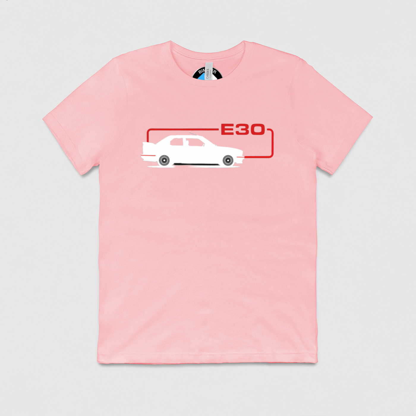 e30 Side Outline Mens Crew Tee