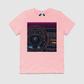 e46 Colorful Cabin Outline Mens Crew Tee