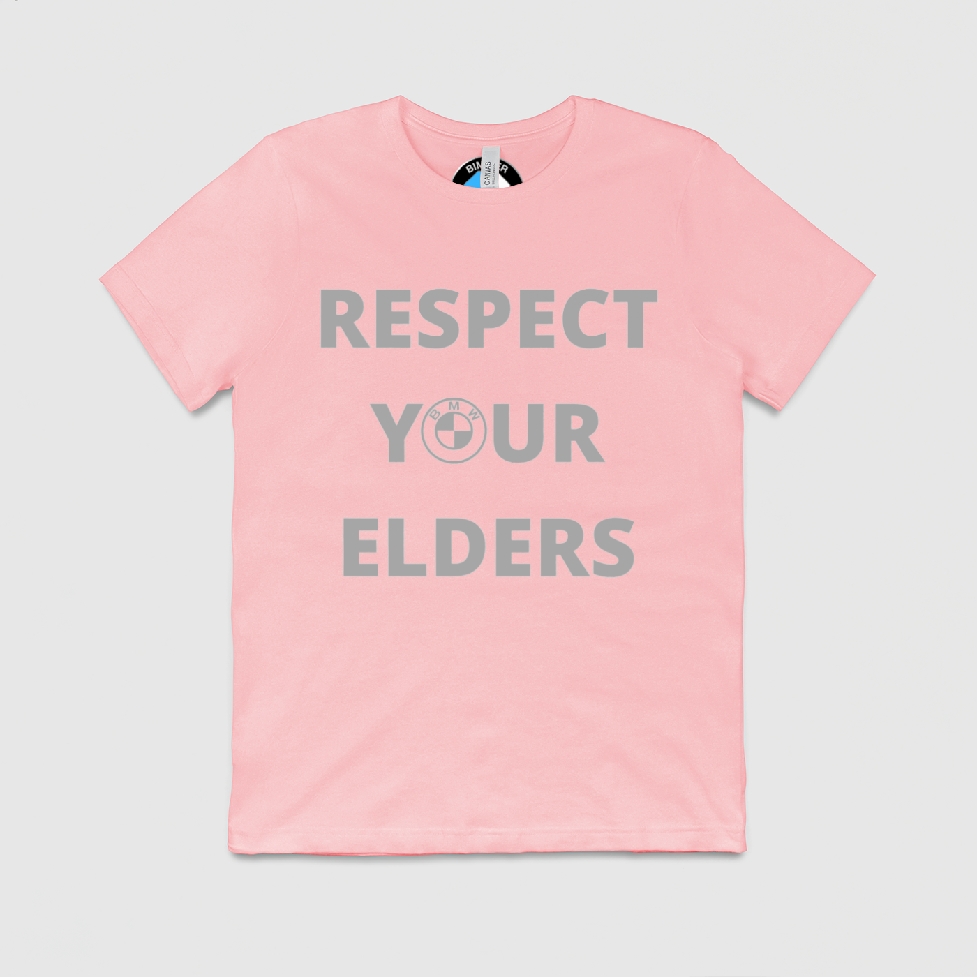 Respect Your Elders Plain Mens Crew Tee