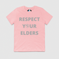 Respect Your Elders Plain Mens Crew Tee