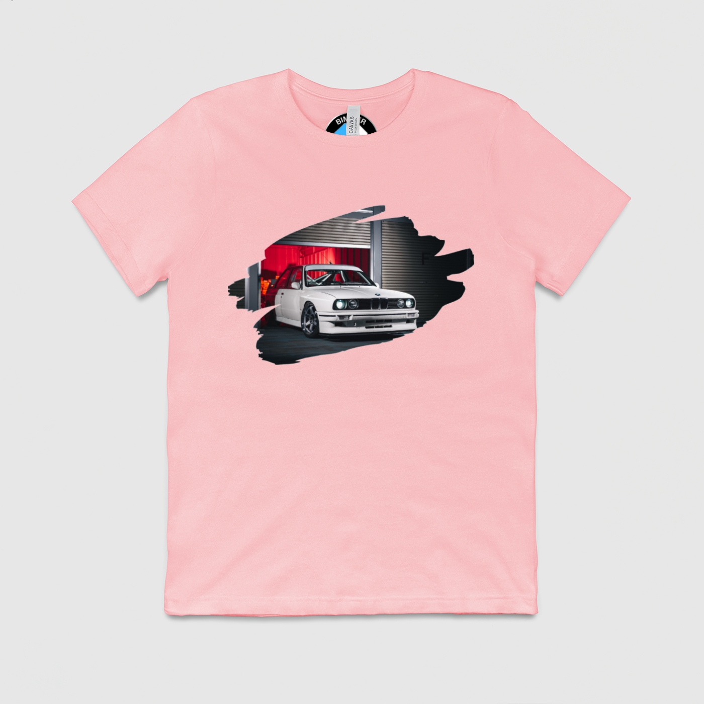 e30 Red Garage Mens Crew Tee