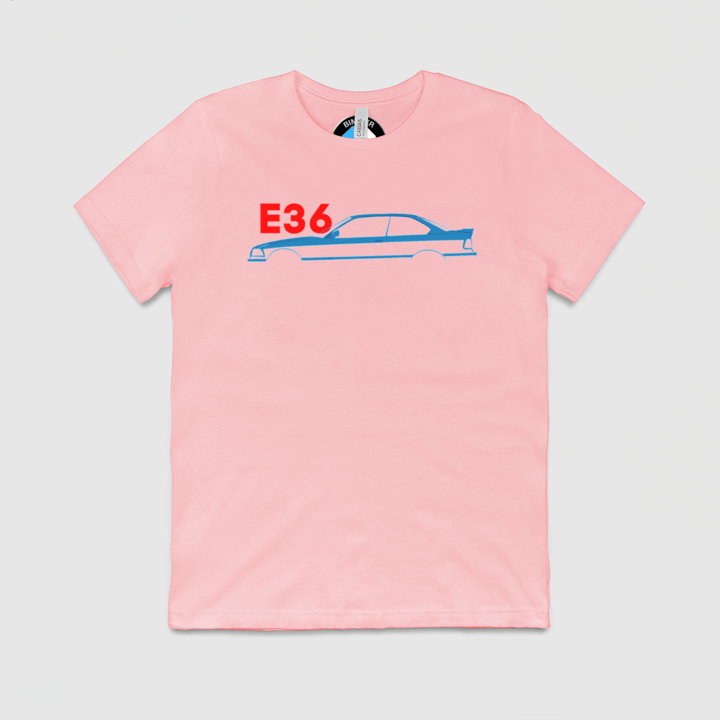 e36 Side Outline Mens Crew Tee