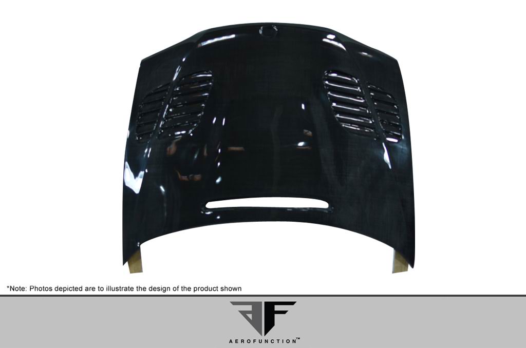 E46 Carbon Fiber AF2 GTR Hood - 4DR