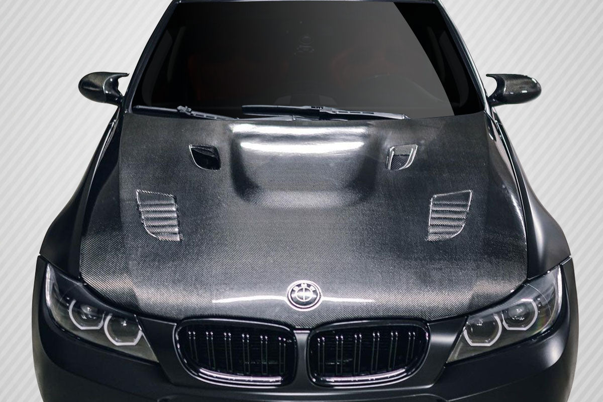 E90 (2009-2011) Carbon Fiber Vented Hood